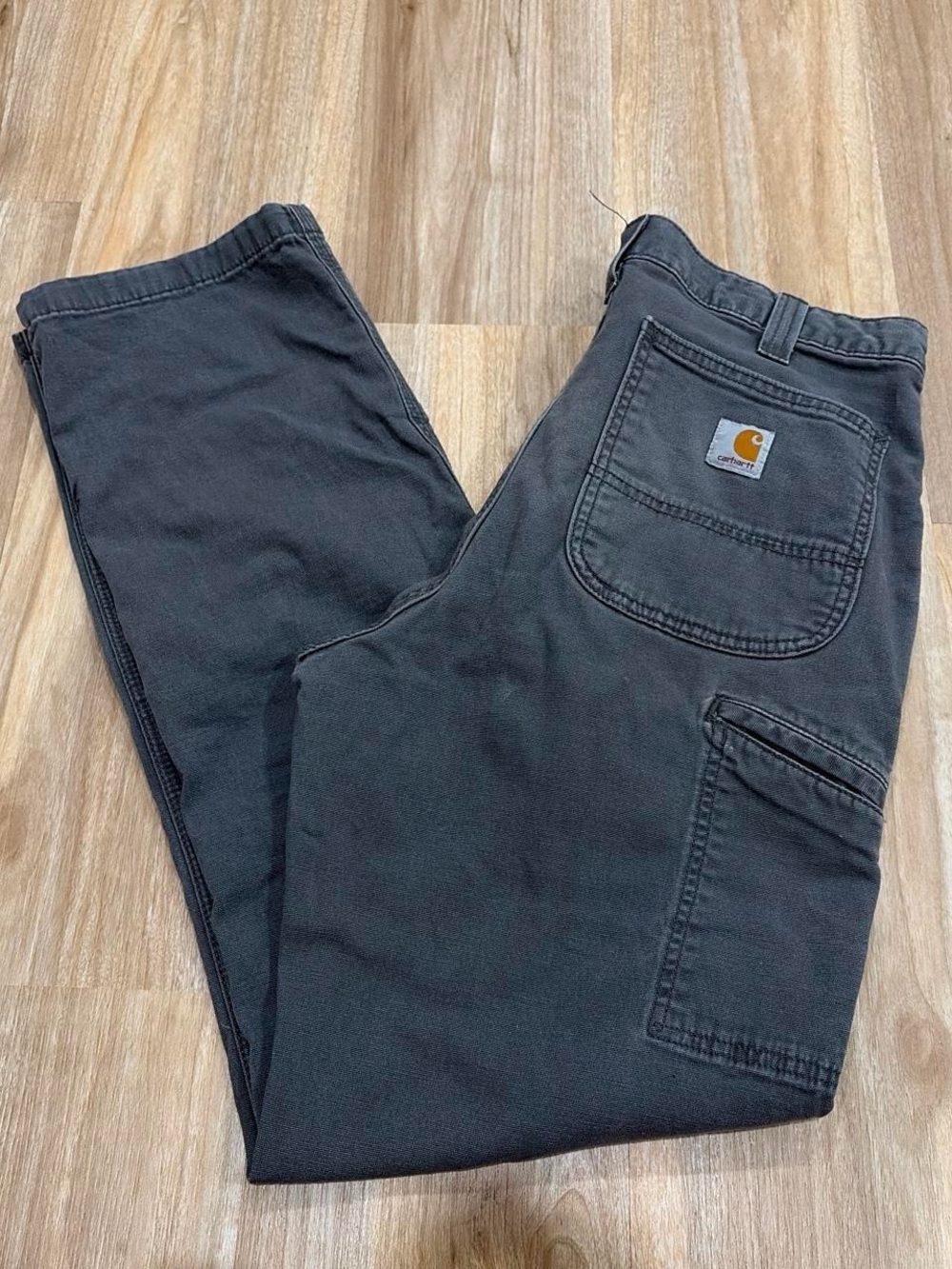 00s Mens Grey Carhartt Work Pants